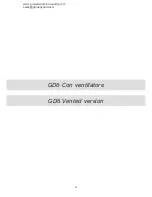 Предварительный просмотр 2 страницы grandimpianti GD6 Service Manual