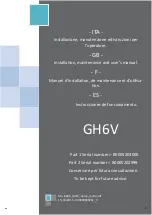 Предварительный просмотр 1 страницы grandimpianti GH6V Installation, Maintenance And User Manual