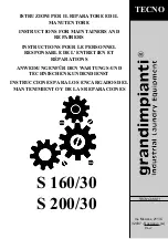 Preview for 10 page of grandimpianti S 160/30 Instructions For Installation And Use Manual