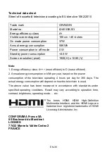 Предварительный просмотр 78 страницы Grandin LD40SGB201 Operating Instructions Manual