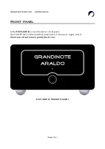 Preview for 8 page of Grandinote Araldo User Manual