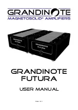 Предварительный просмотр 1 страницы Grandinote futura User Manual