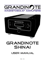 Preview for 1 page of Grandinote Magnetosolid Shinai User Manual