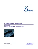 Grandstream Networks BT-200 User Manual предпросмотр