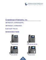 Предварительный просмотр 1 страницы Grandstream Networks GRP260 Series Administration Manual