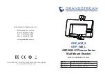 Preview for 1 page of Grandstream Networks GRP_WM_S Series Quick Installation Manual