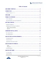 Preview for 5 page of Grandstream Networks GSC36 Series User Manual