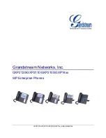 Предварительный просмотр 1 страницы Grandstream Networks GXP 140X User Manual