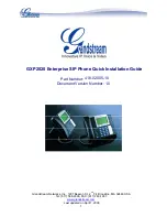 Preview for 1 page of Grandstream Networks GXP-2020 Quick Installation Manual