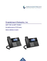 Preview for 1 page of Grandstream Networks GXP1760 Administration Manual