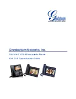 Предварительный просмотр 1 страницы Grandstream Networks GXV-3140 Customization Manual