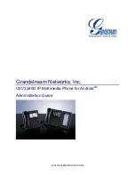 Grandstream Networks GXV3240D Administration Manual preview