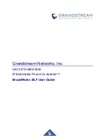 Preview for 1 page of Grandstream Networks GXV34 0 Series User Manual