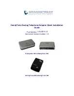 Grandstream Networks HandyTone 286 Quick Installation Manual preview