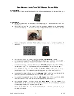 Preview for 1 page of Grandstream Networks HandyTone 386 Setup Manual