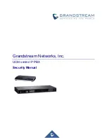 Grandstream Networks UCM6202 Security Manual preview