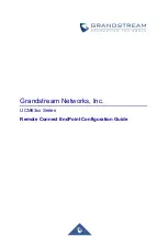 Grandstream Networks UCM6301 Configuration Manual preview