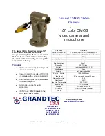 Preview for 1 page of GrandTec CMS-1000 Specification Sheet