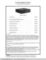 Предварительный просмотр 1 страницы GrandTec POE-5000 Quick Installation Manual