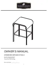 Grandview 2PK BAR Owner'S Manual preview