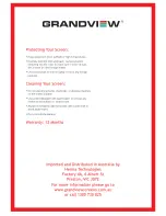 Preview for 12 page of Grandview GRIPRC102H Instruction Manual