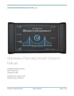 Grandview RemoteConnect Owner'S Manua предпросмотр