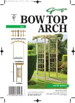 Предварительный просмотр 1 страницы Grange BOW TOP ARCH Assembly Instructions