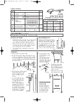 Предварительный просмотр 2 страницы Grange BOW TOP ARCH Assembly Instructions