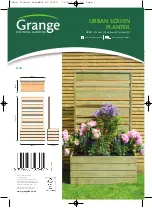 Предварительный просмотр 1 страницы Grange URBAN SCREEN PLANTER Assembly Instructions