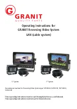 Preview for 17 page of Granit 50700300 Operating Instructions Manual