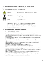 Preview for 19 page of Granit 50700300 Operating Instructions Manual