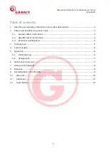 Preview for 2 page of Granit 580580479 Operating Instructions Manual