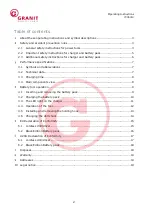 Предварительный просмотр 2 страницы Granit 7306010 Operating Instructions Manual