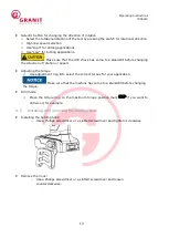 Предварительный просмотр 13 страницы Granit 7306010 Operating Instructions Manual