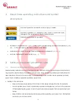 Preview for 3 page of Granit 7306020 Operating Instructions Manual