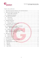 Preview for 2 page of Granit 778755139 Operating Instructions Manual