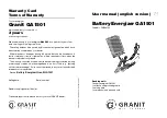 Preview for 1 page of Granit GA1501 User Manual