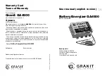 Предварительный просмотр 1 страницы Granit GA4500 User Manual