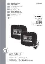 Granit N2000C Operating Instruction preview