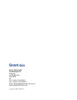 Предварительный просмотр 16 страницы Grant-bio DEN-1B Operating Instructions Manual