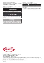 Preview for 2 page of Grant Aerona3 HPID10R32 Installation Instructions Manual