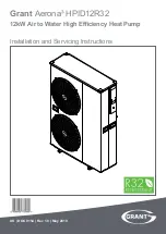 Preview for 1 page of Grant Aerona3 HPID12R32 Installation And Servicing Instructions