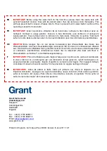 Предварительный просмотр 94 страницы Grant GLS Aqua Plus Operating Manual