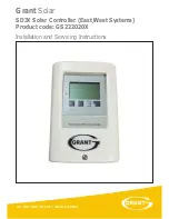 Grant Grant Solar GS222020X Installation And Servicing Instructions предпросмотр