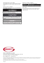 Preview for 2 page of Grant HPIDSYSLLHKIT Installation Instructions Manual