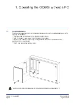 Preview for 4 page of Grant Squirrel OQ606 Manual