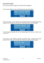 Preview for 16 page of Grant XUB Series Operating Manual