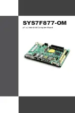 Preview for 1 page of Grantech SYS7F877-OM User Manual