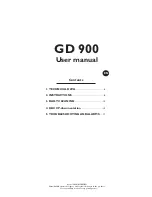 GRANULDISK GD 900 User Manual предпросмотр