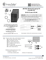 Grape Solar GS-400-KIT Quick Connect Manual предпросмотр